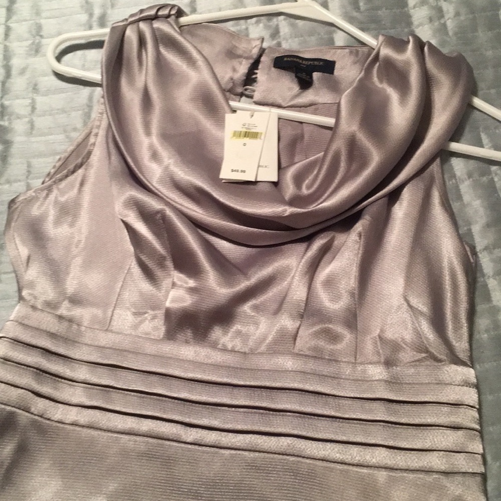 Banana Republic silver tank